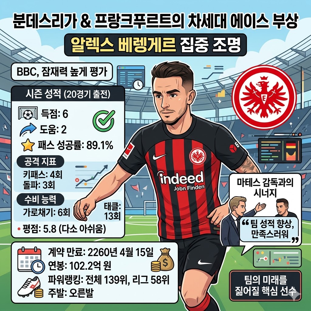 [분데스리가] 프랑크푸르트_베렝게르, `차세대 스타`